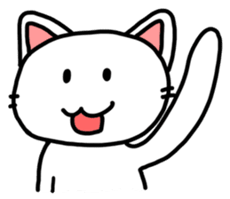 White Cat Fight sticker #4333004