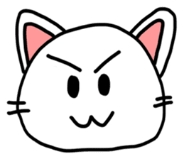 White Cat Fight sticker #4333005