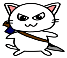 White Cat Fight sticker #4333006
