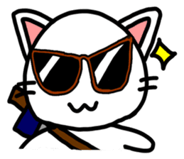 White Cat Fight sticker #4333008