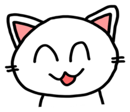 White Cat Fight sticker #4333009