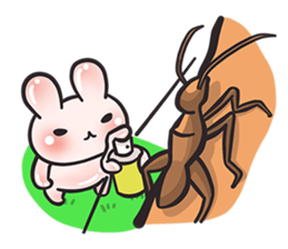 Dave, the Cave bunny (EN) sticker #4333097