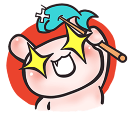 Dave, the Cave bunny (EN) sticker #4333100