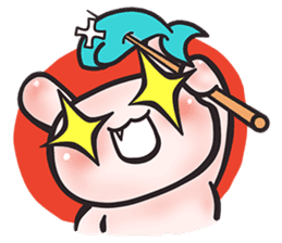 Dave, the Cave bunny (EN) sticker #4333100