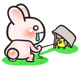 Dave, the Cave bunny (EN) sticker #4333101