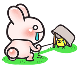 Dave, the Cave bunny (EN) sticker #4333101