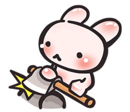 Dave, the Cave bunny (EN) sticker #4333102