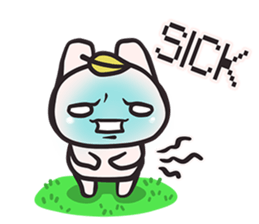 Dave, the Cave bunny (EN) sticker #4333108