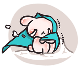 Dave, the Cave bunny (EN) sticker #4333112