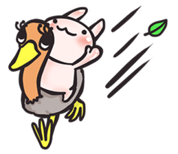 Dave, the Cave bunny (EN) sticker #4333115