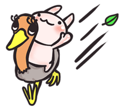 Dave, the Cave bunny (EN) sticker #4333115