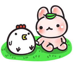 Dave, the Cave bunny (EN) sticker #4333117