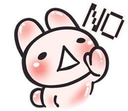 Dave, the Cave bunny (EN) sticker #4333127