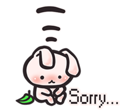 Dave, the Cave bunny (EN) sticker #4333131