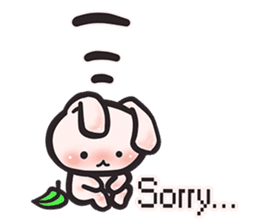 Dave, the Cave bunny (EN) sticker #4333131