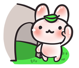 Dave, the Cave bunny (EN) sticker #4333134