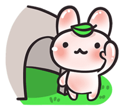 Dave, the Cave bunny (EN) sticker #4333134