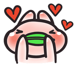 Dave, the Cave bunny (EN) sticker #4333135