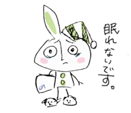 Single rabbit USADA sticker #4333219