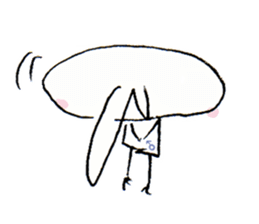 Single rabbit USADA sticker #4333221