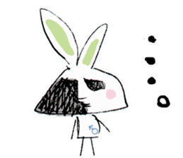 Single rabbit USADA sticker #4333225