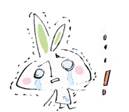 Single rabbit USADA sticker #4333226