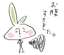 Single rabbit USADA sticker #4333229