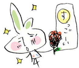 Single rabbit USADA sticker #4333234