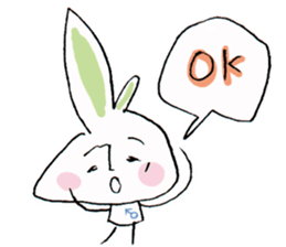 Single rabbit USADA sticker #4333237