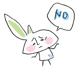 Single rabbit USADA sticker #4333238