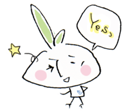 Single rabbit USADA sticker #4333239