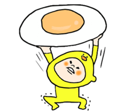Egg chicken sticker #4333259