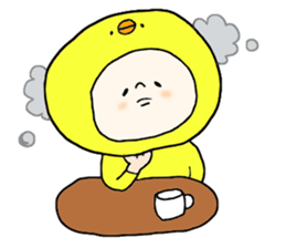 Egg chicken sticker #4333275