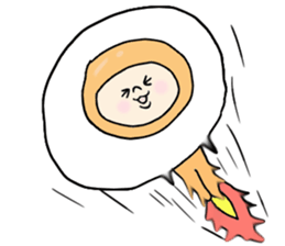 Egg chicken sticker #4333288