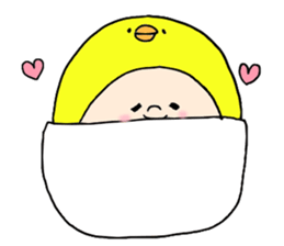 Egg chicken sticker #4333290