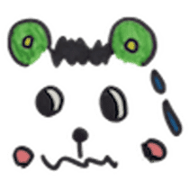 teddy & rabbit sticker #4333462