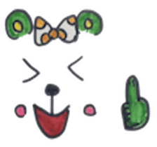 teddy & rabbit sticker #4333469