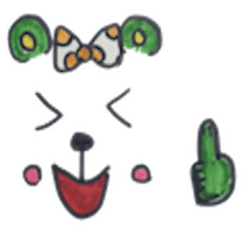 teddy & rabbit sticker #4333469