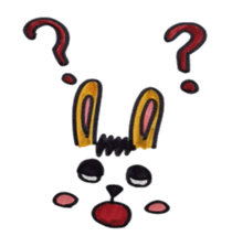 teddy & rabbit sticker #4333477