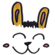 teddy & rabbit sticker #4333480