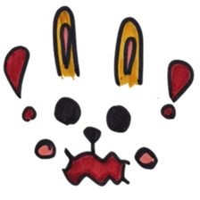 teddy & rabbit sticker #4333481