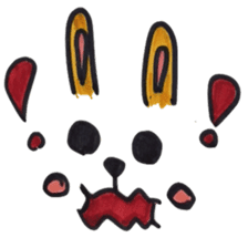 teddy & rabbit sticker #4333481