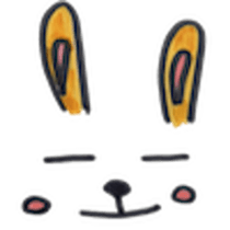 teddy & rabbit sticker #4333482