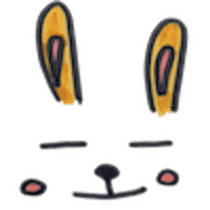 teddy & rabbit sticker #4333482