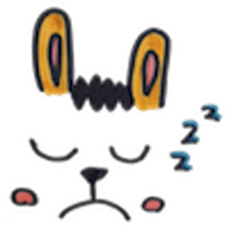 teddy & rabbit sticker #4333483