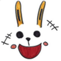 teddy & rabbit sticker #4333487