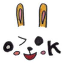 teddy & rabbit sticker #4333490