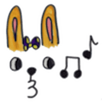 teddy & rabbit sticker #4333491