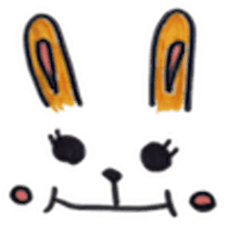 teddy & rabbit sticker #4333492