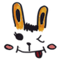 teddy & rabbit sticker #4333494